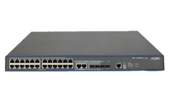 H3C(華三)S3600V2-28TP-SI 24口三層百兆交換機